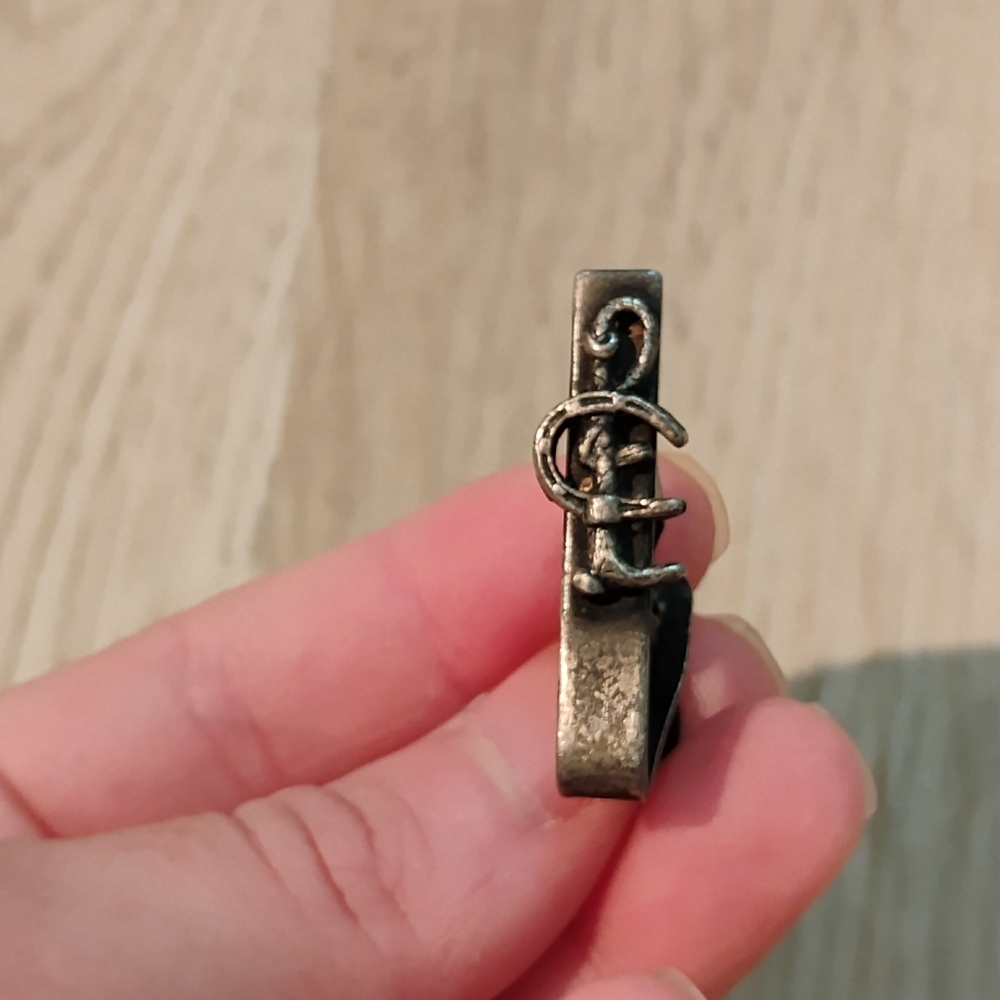 Elegant Bronze Tie Clip